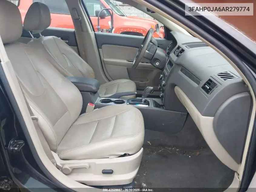 2010 Ford Fusion Sel VIN: 3FAHP0JA6AR279774 Lot: 42529987