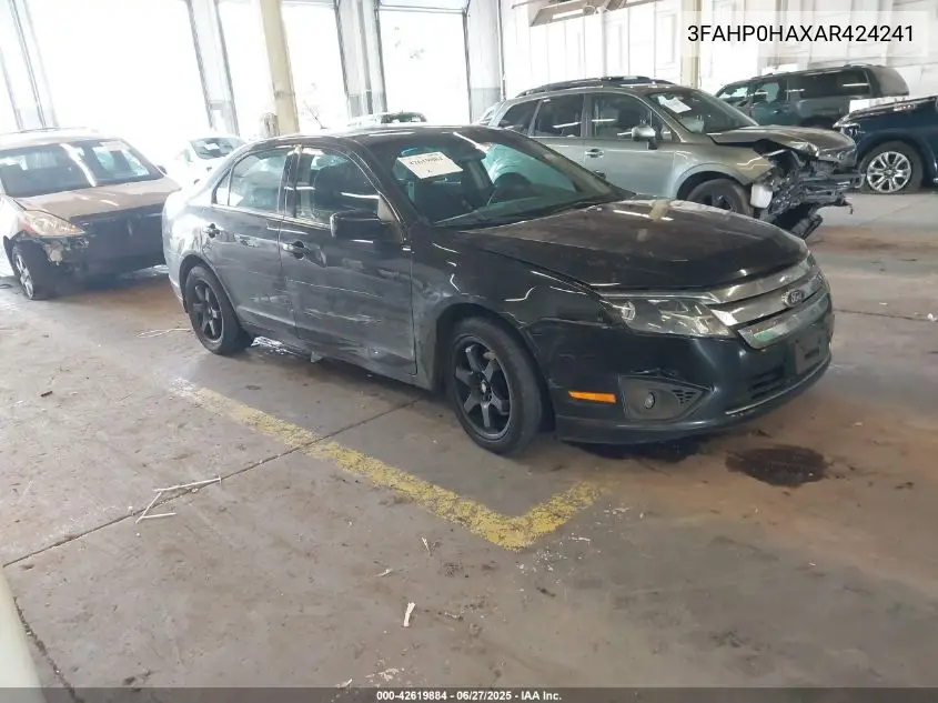 2010 Ford Fusion Se VIN: 3FAHP0HAXAR424241 Lot: 42619884