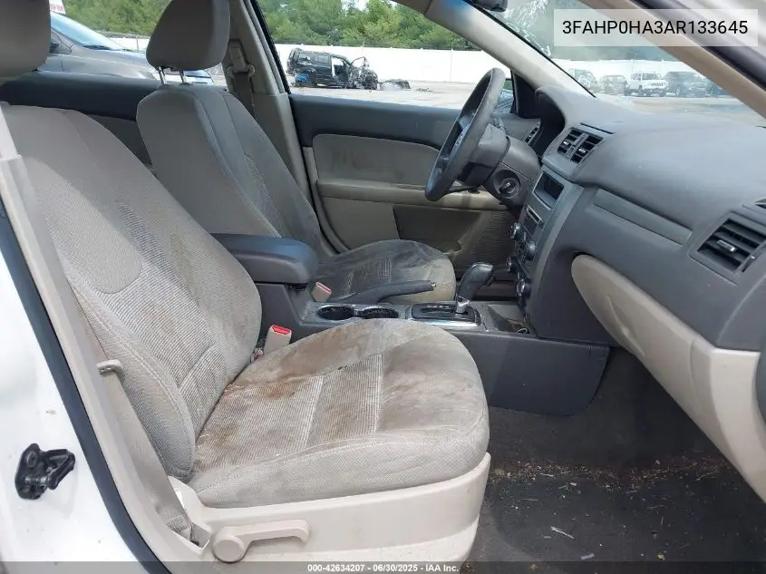2010 Ford Fusion Se VIN: 3FAHP0HA3AR133645 Lot: 42634207
