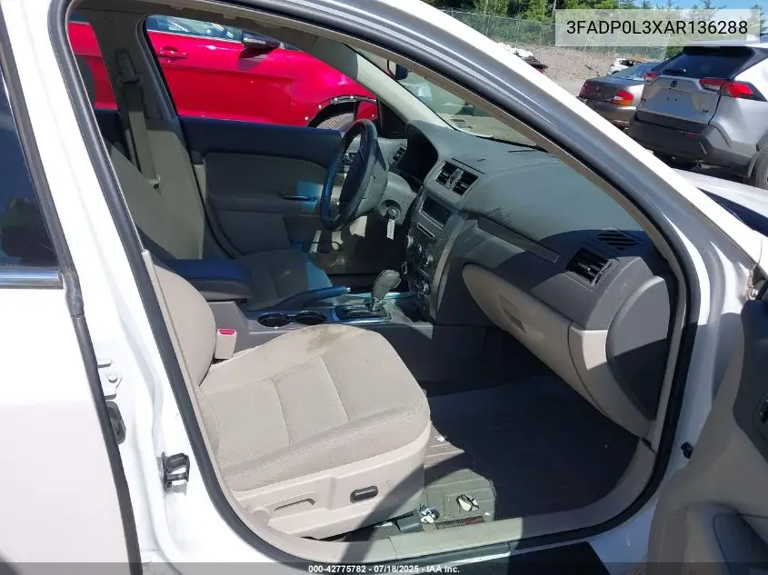 2010 Ford Fusion Hybrid VIN: 3FADP0L3XAR136288 Lot: 42775782