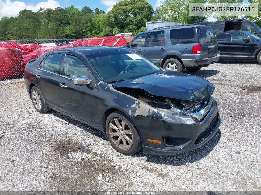 2011 Ford Fusion Sel VIN: 3FAHP0JG7BR176515 Lot: 42255293