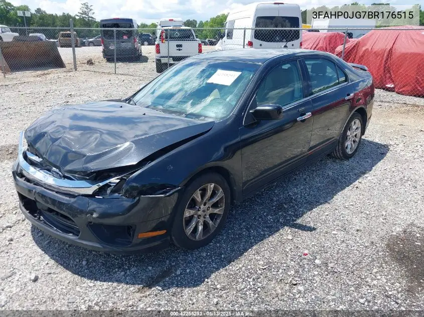 2011 Ford Fusion Sel VIN: 3FAHP0JG7BR176515 Lot: 42255293