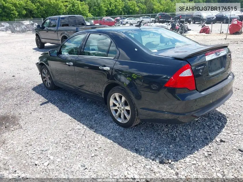 2011 Ford Fusion Sel VIN: 3FAHP0JG7BR176515 Lot: 42255293