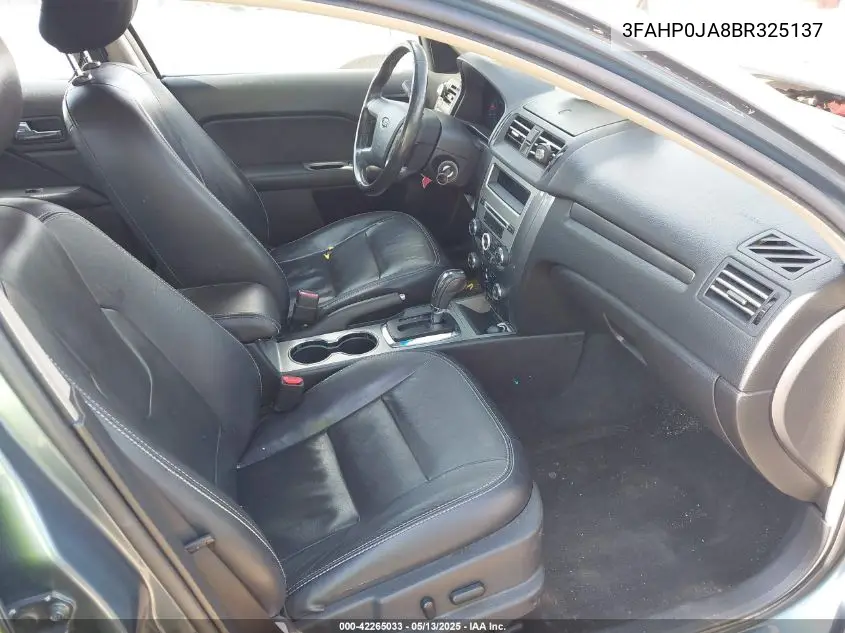2011 Ford Fusion Sel VIN: 3FAHP0JA8BR325137 Lot: 42265033