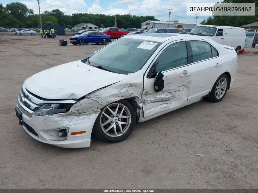 2011 Ford Fusion Sel VIN: 3FAHP0JG4BR295462 Lot: 42623652