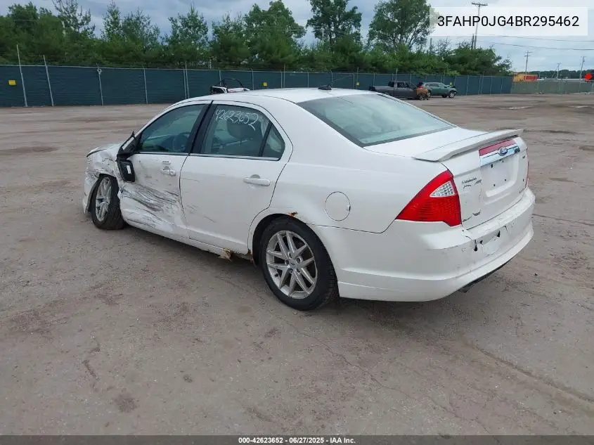 2011 Ford Fusion Sel VIN: 3FAHP0JG4BR295462 Lot: 42623652
