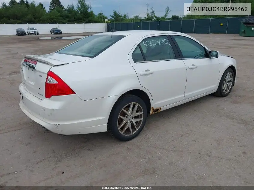 2011 Ford Fusion Sel VIN: 3FAHP0JG4BR295462 Lot: 42623652