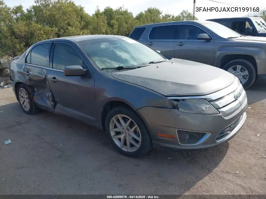 2012 Ford Fusion Sel VIN: 3FAHP0JAXCR199168 Lot: 42009376