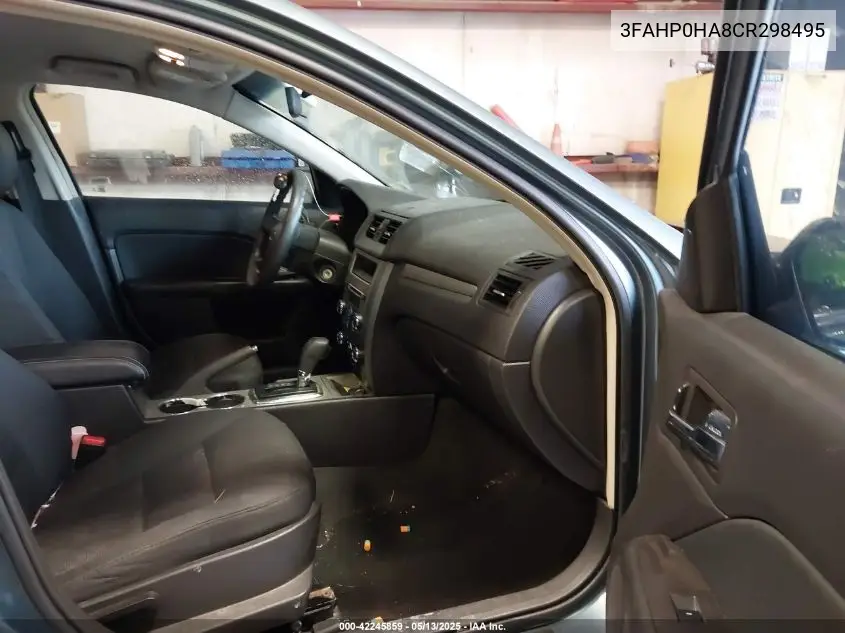 2012 Ford Fusion Se VIN: 3FAHP0HA8CR298495 Lot: 42245859