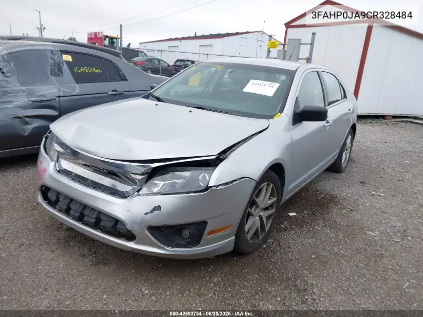 2012 Ford Fusion Sel VIN: 3FAHP0JA9CR328484 Lot: 42593734