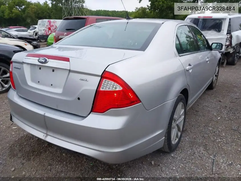 2012 Ford Fusion Sel VIN: 3FAHP0JA9CR328484 Lot: 42593734