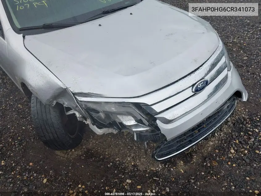 2012 Ford Fusion Se VIN: 3FAHP0HG6CR341073 Lot: 42761898