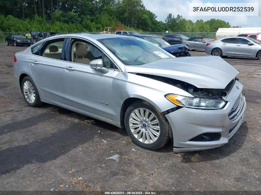 2013 Ford Fusion Hybrid Se VIN: 3FA6P0LU0DR252539 Lot: 42628231