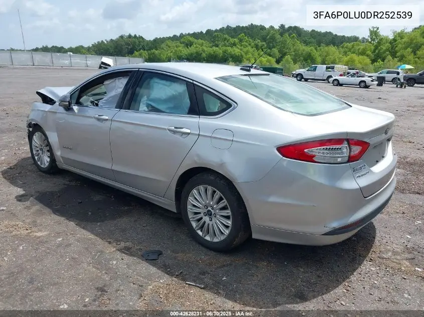 2013 Ford Fusion Hybrid Se VIN: 3FA6P0LU0DR252539 Lot: 42628231