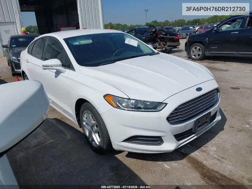 2013 Ford Fusion Se VIN: 3FA6P0H76DR212730 Lot: 42772550