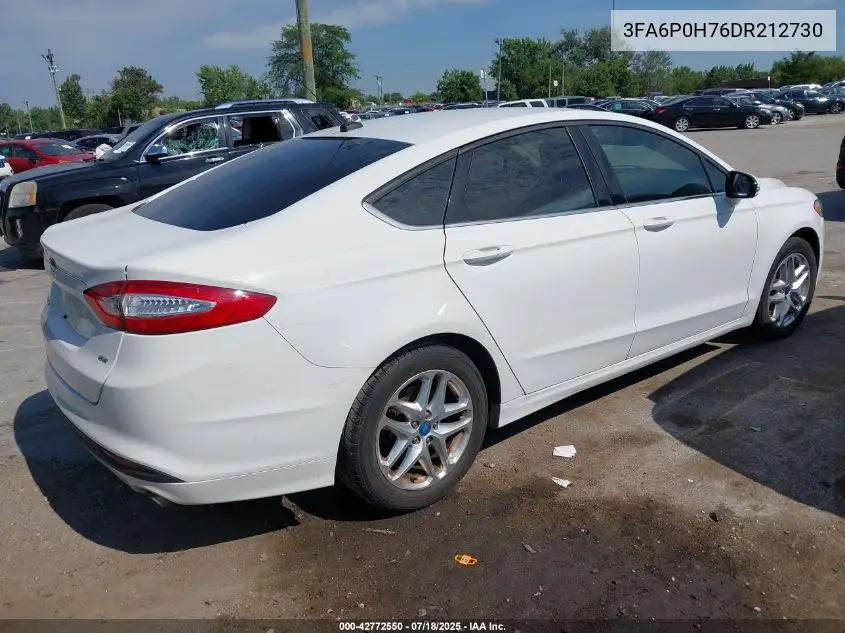 2013 Ford Fusion Se VIN: 3FA6P0H76DR212730 Lot: 42772550