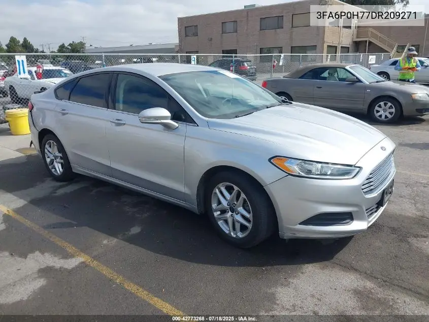 2013 Ford Fusion Se VIN: 3FA6P0H77DR209271 Lot: 42773268