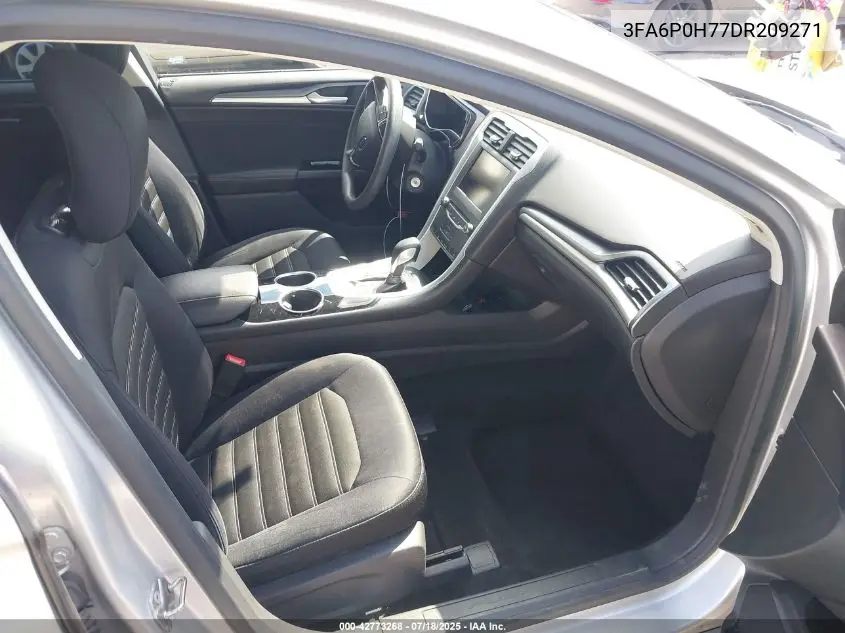 2013 Ford Fusion Se VIN: 3FA6P0H77DR209271 Lot: 42773268