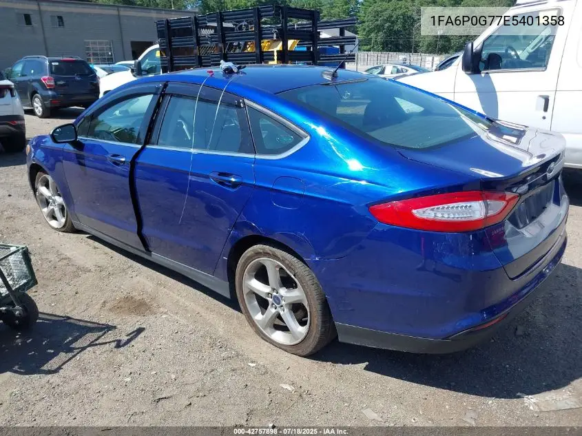 2014 Ford Fusion S VIN: 1FA6P0G77E5401358 Lot: 42757898
