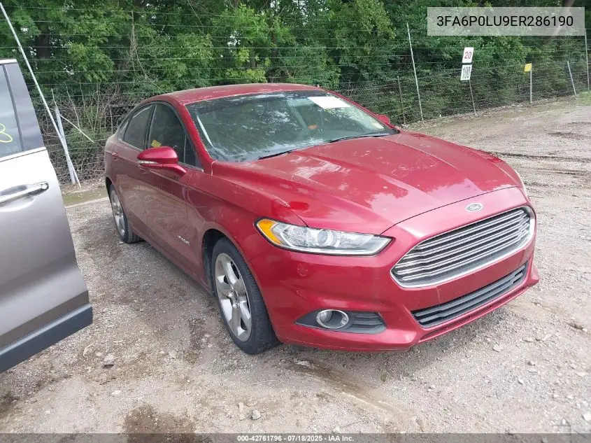 2014 Ford Fusion Hybrid Se VIN: 3FA6P0LU9ER286190 Lot: 42761796