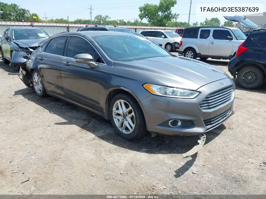 2014 Ford Fusion VIN: 1FA6OHD3E5387639 Lot: 42772262