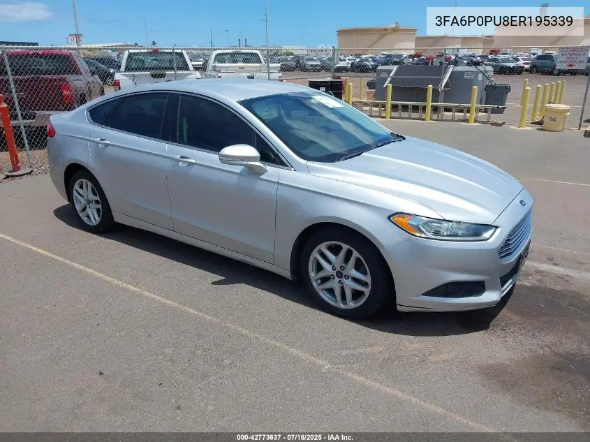 2014 Ford Fusion Energi Se Luxury VIN: 3FA6P0PU8ER195339 Lot: 42773637