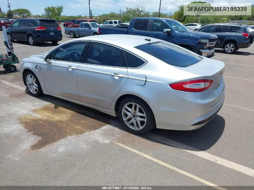 2014 Ford Fusion Energi Se Luxury VIN: 3FA6P0PU8ER195339 Lot: 42773637