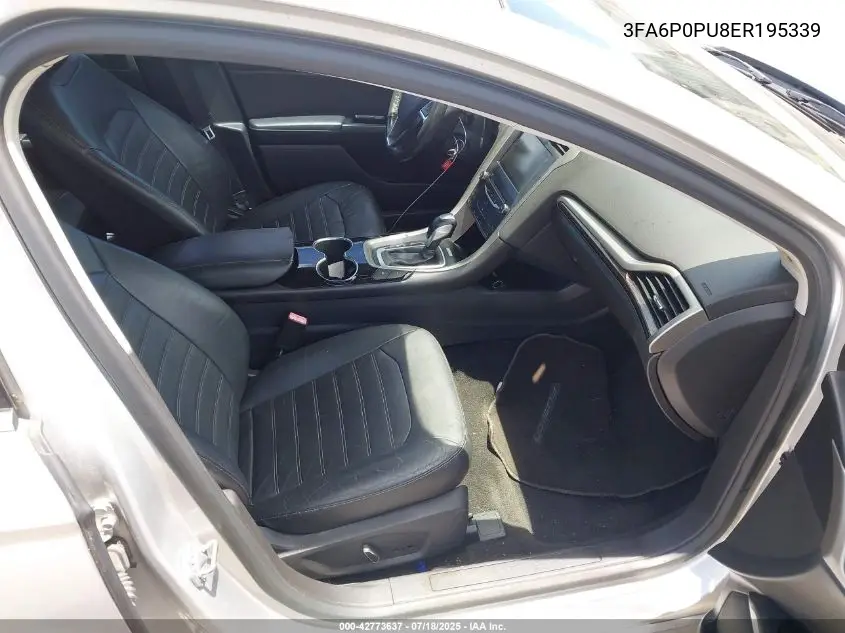 2014 Ford Fusion Energi Se Luxury VIN: 3FA6P0PU8ER195339 Lot: 42773637