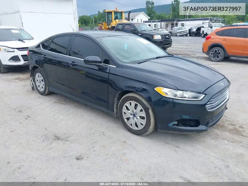 2014 Ford Fusion S VIN: 3FA6P0G73ER327997 Lot: 42774538
