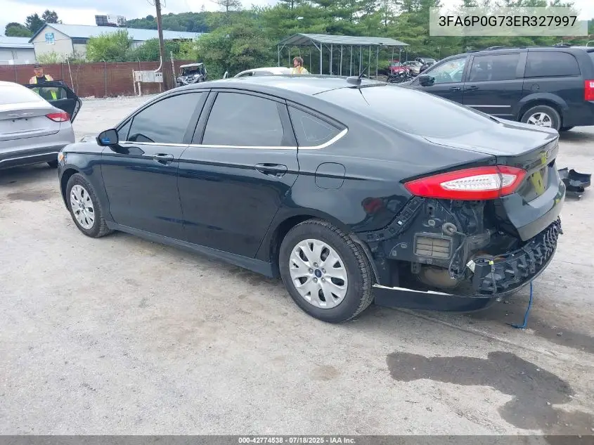 2014 Ford Fusion S VIN: 3FA6P0G73ER327997 Lot: 42774538