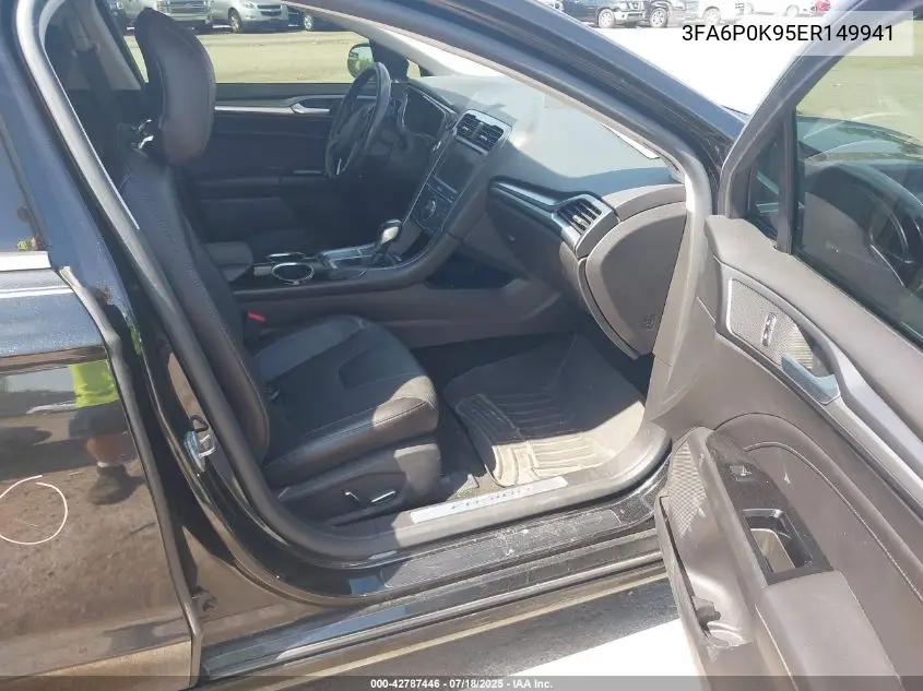 2014 Ford Fusion Titanium VIN: 3FA6P0K95ER149941 Lot: 42787446