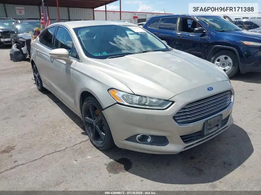 2015 Ford Fusion Se VIN: 3FA6P0H96FR171388 Lot: 42696872