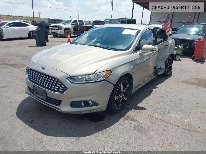 2015 Ford Fusion Se VIN: 3FA6P0H96FR171388 Lot: 42696872