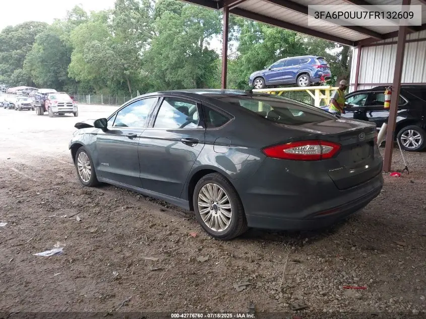 2015 Ford Fusion Hybrid S VIN: 3FA6P0UU7FR132609 Lot: 42776760