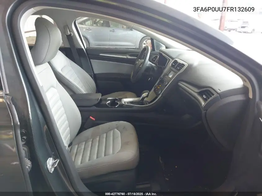 2015 Ford Fusion Hybrid S VIN: 3FA6P0UU7FR132609 Lot: 42776760