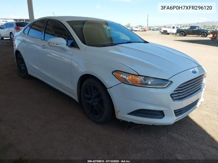 2015 Ford Fusion Se VIN: 3FA6P0H7XFR296120 Lot: 42785615