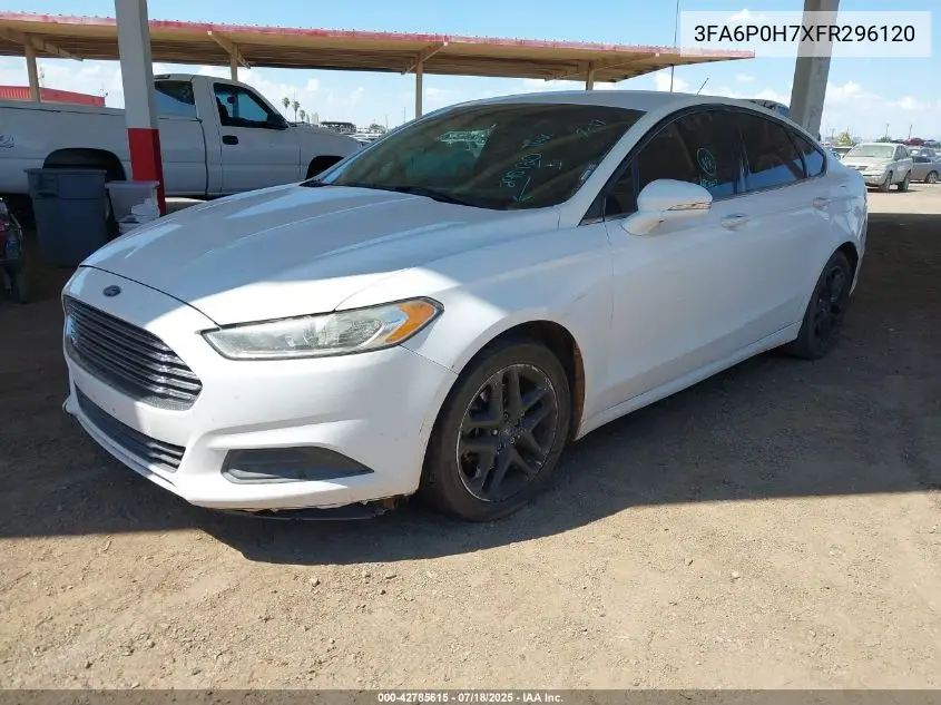 2015 Ford Fusion Se VIN: 3FA6P0H7XFR296120 Lot: 42785615