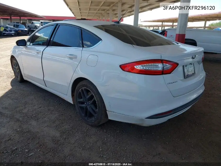 2015 Ford Fusion Se VIN: 3FA6P0H7XFR296120 Lot: 42785615