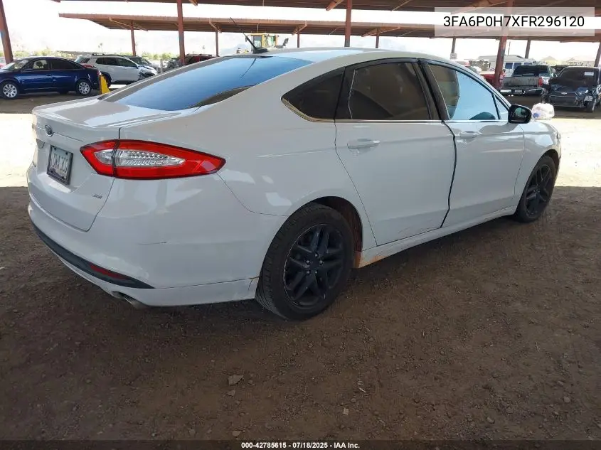 2015 Ford Fusion Se VIN: 3FA6P0H7XFR296120 Lot: 42785615