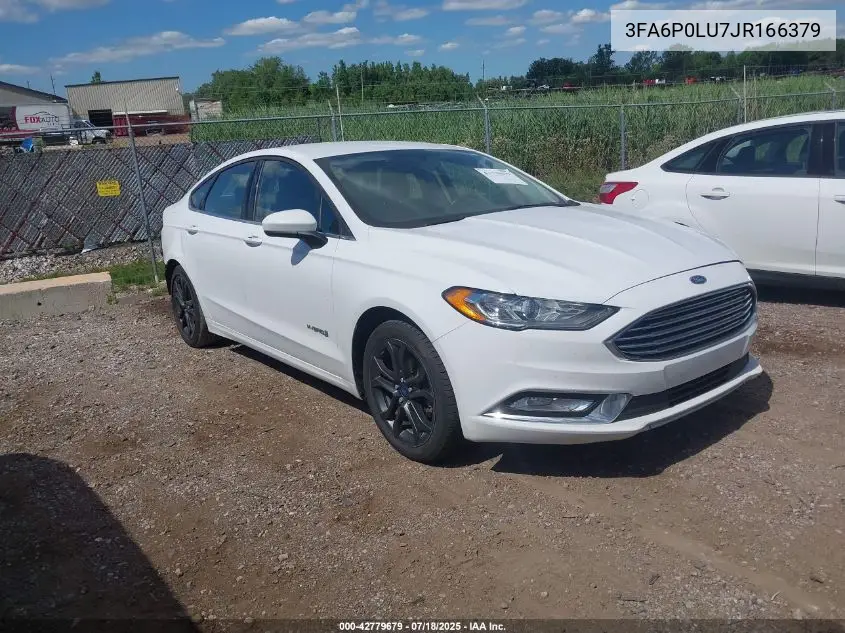 2018 Ford Fusion Hybrid Se VIN: 3FA6P0LU7JR166379 Lot: 42779679