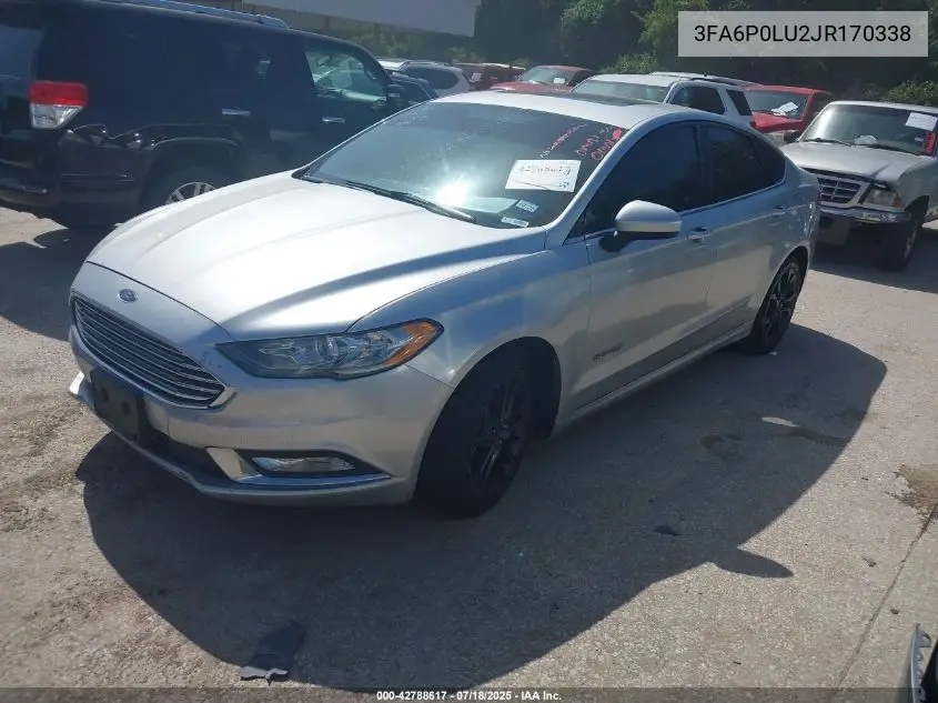 2018 Ford Fusion Hybrid Se VIN: 3FA6P0LU2JR170338 Lot: 42788617
