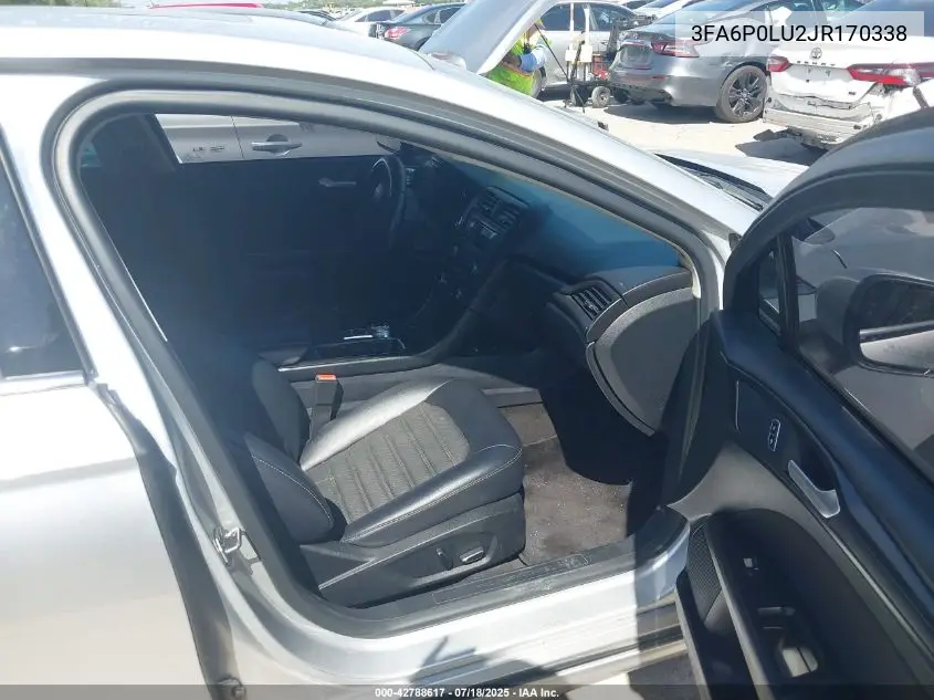 2018 Ford Fusion Hybrid Se VIN: 3FA6P0LU2JR170338 Lot: 42788617