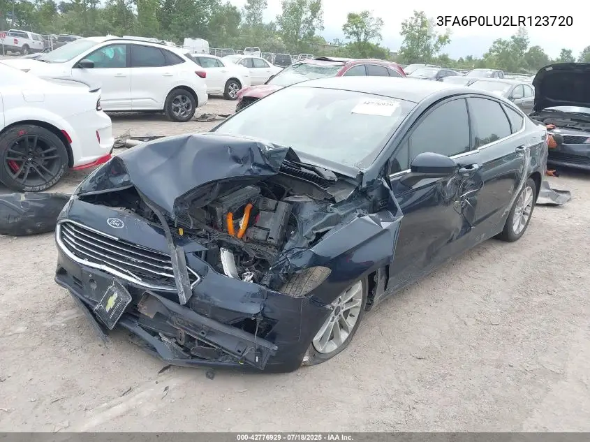 2020 Ford Fusion Hybrid Se VIN: 3FA6P0LU2LR123720 Lot: 42776929