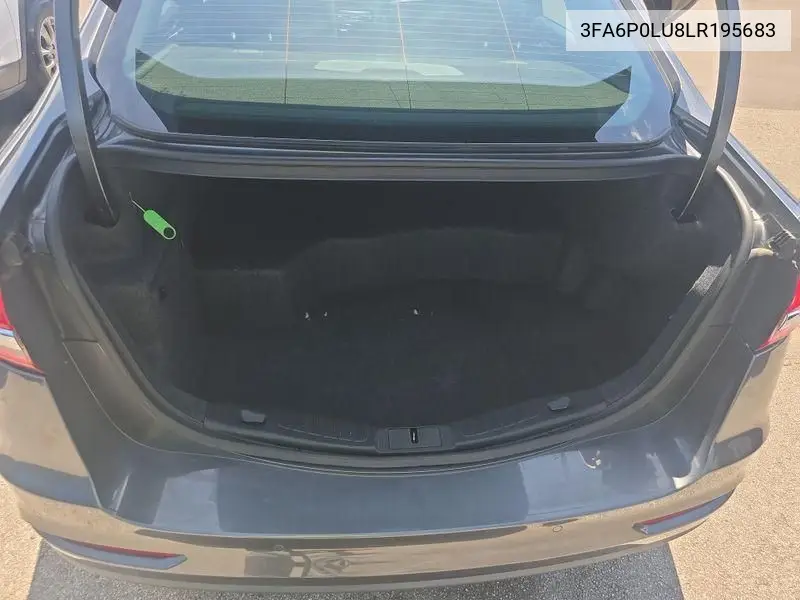 2020 Ford Fusion Se VIN: 3FA6P0LU8LR195683 Lot: 42786965