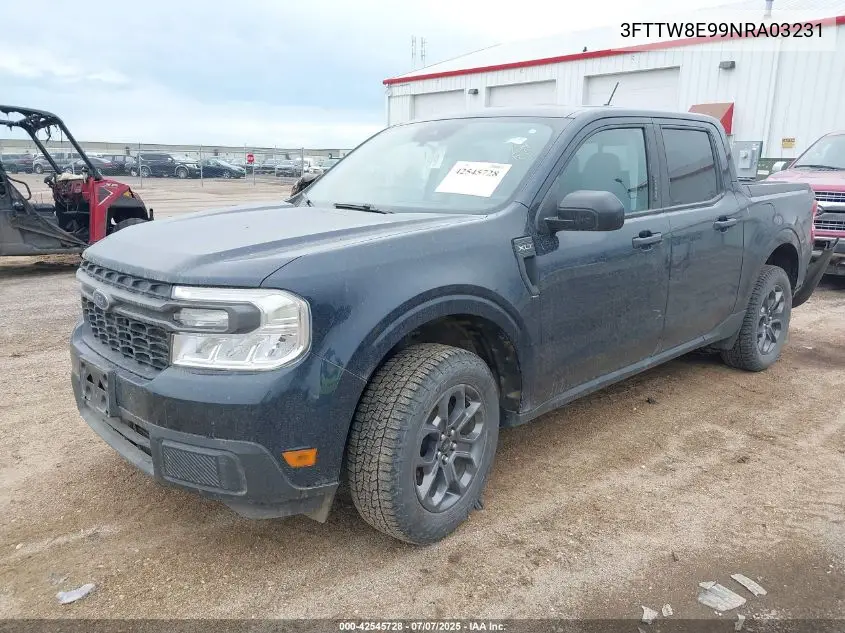3fttw8e99nra03231 3FTTW8E99NRA03231 2022 Ford Maverick Xlt
