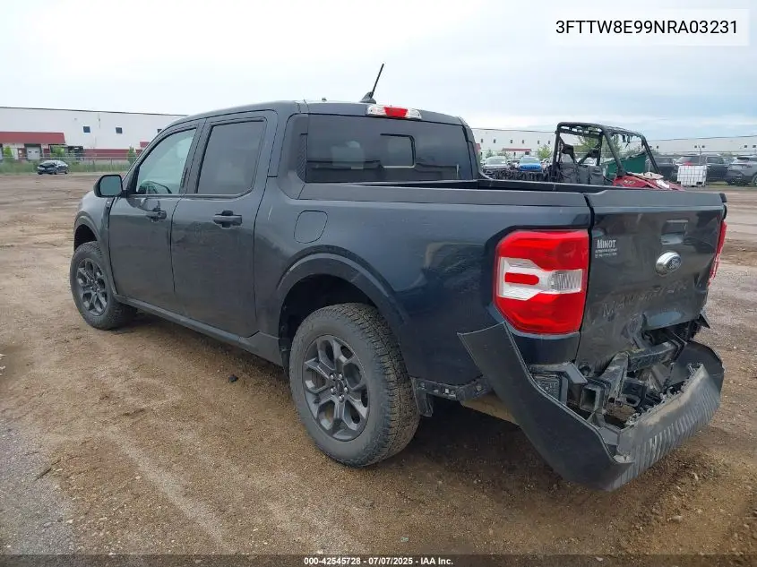 3fttw8e99nra03231 3FTTW8E99NRA03231 2022 Ford Maverick Xlt