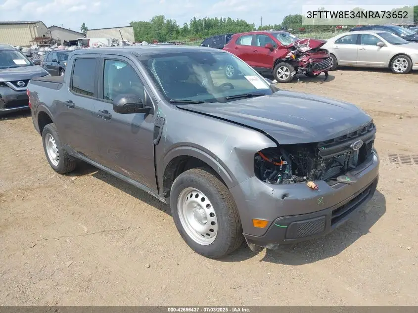 2022 Ford Maverick Xl VIN: 3FTTW8E34NRA73652 Lot: 42656437
