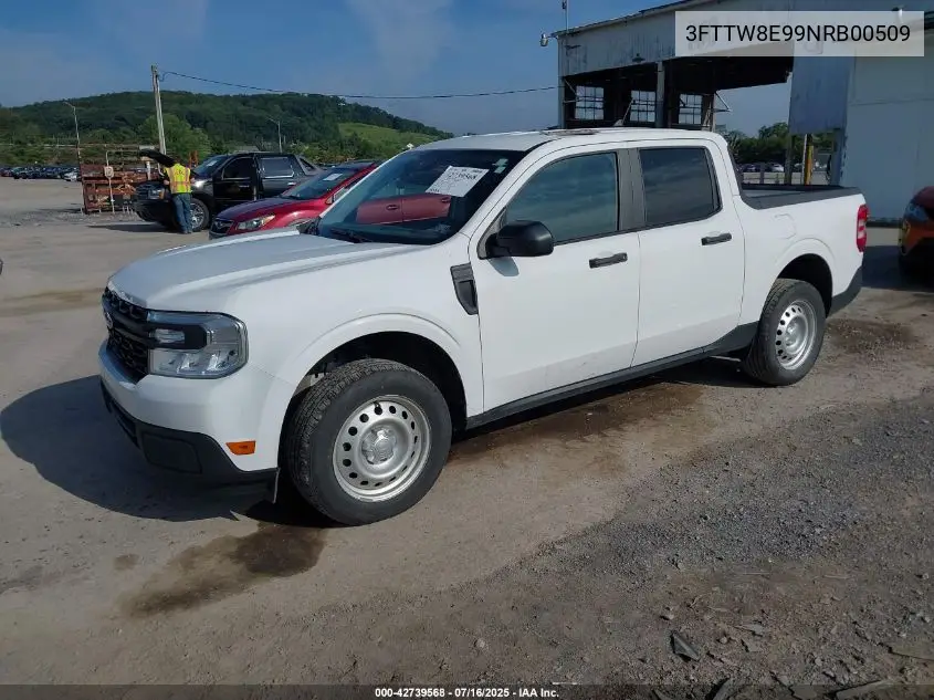2022 Ford Maverick Xl VIN: 3FTTW8E99NRB00509 Lot: 42739568