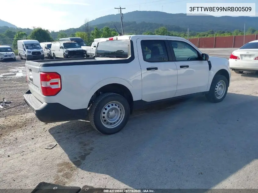 2022 Ford Maverick Xl VIN: 3FTTW8E99NRB00509 Lot: 42739568