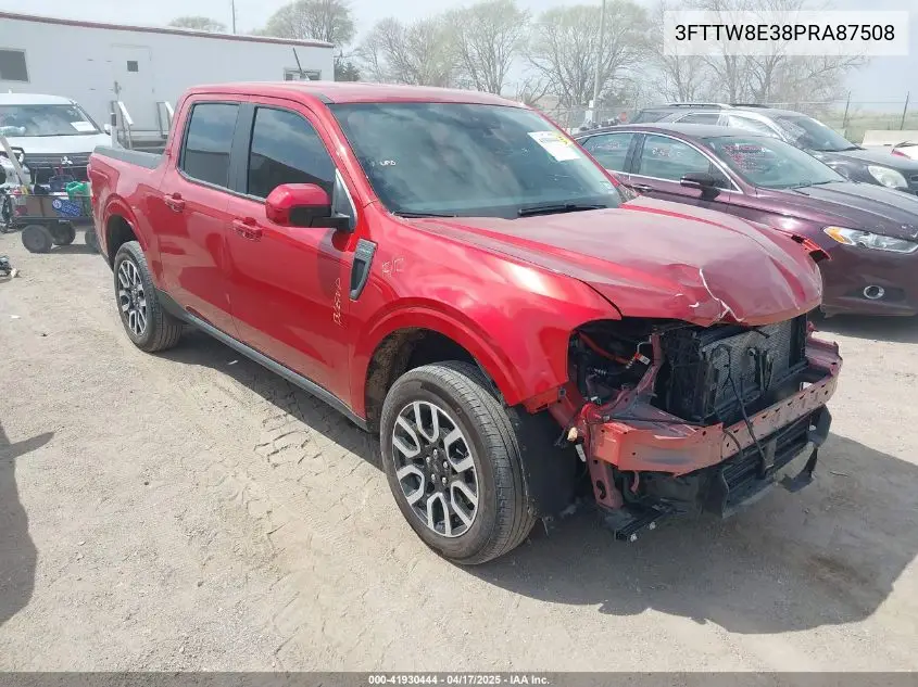 2023 Ford Maverick Lariat VIN: 3FTTW8E38PRA87508 Lot: 41930444